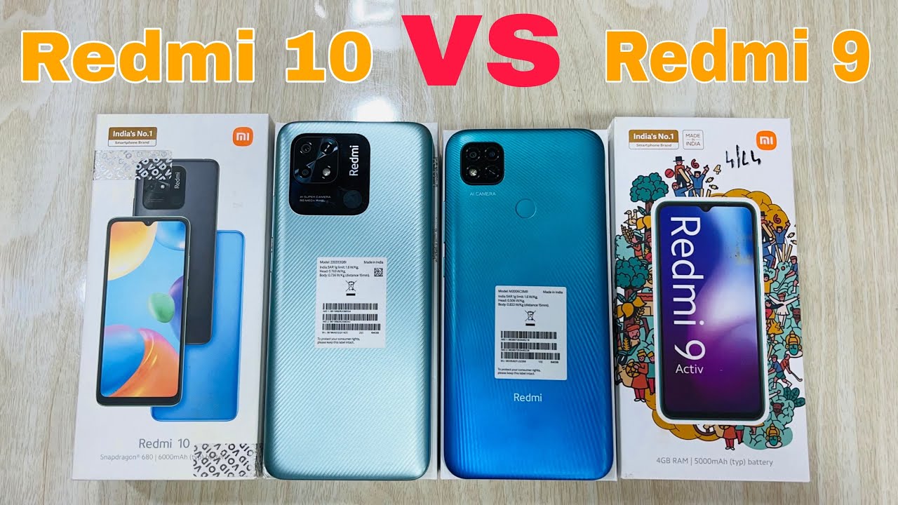 Redmi 10 Vs Redmi 9 Unboxing & Comparison