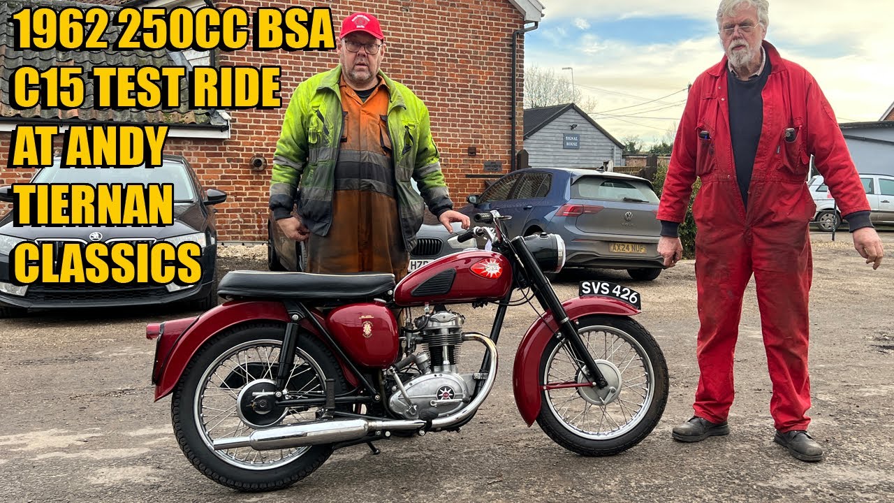 BSA C15 250cc 1962 года выпуска в Andy Tiernans Classics #09434BSA
