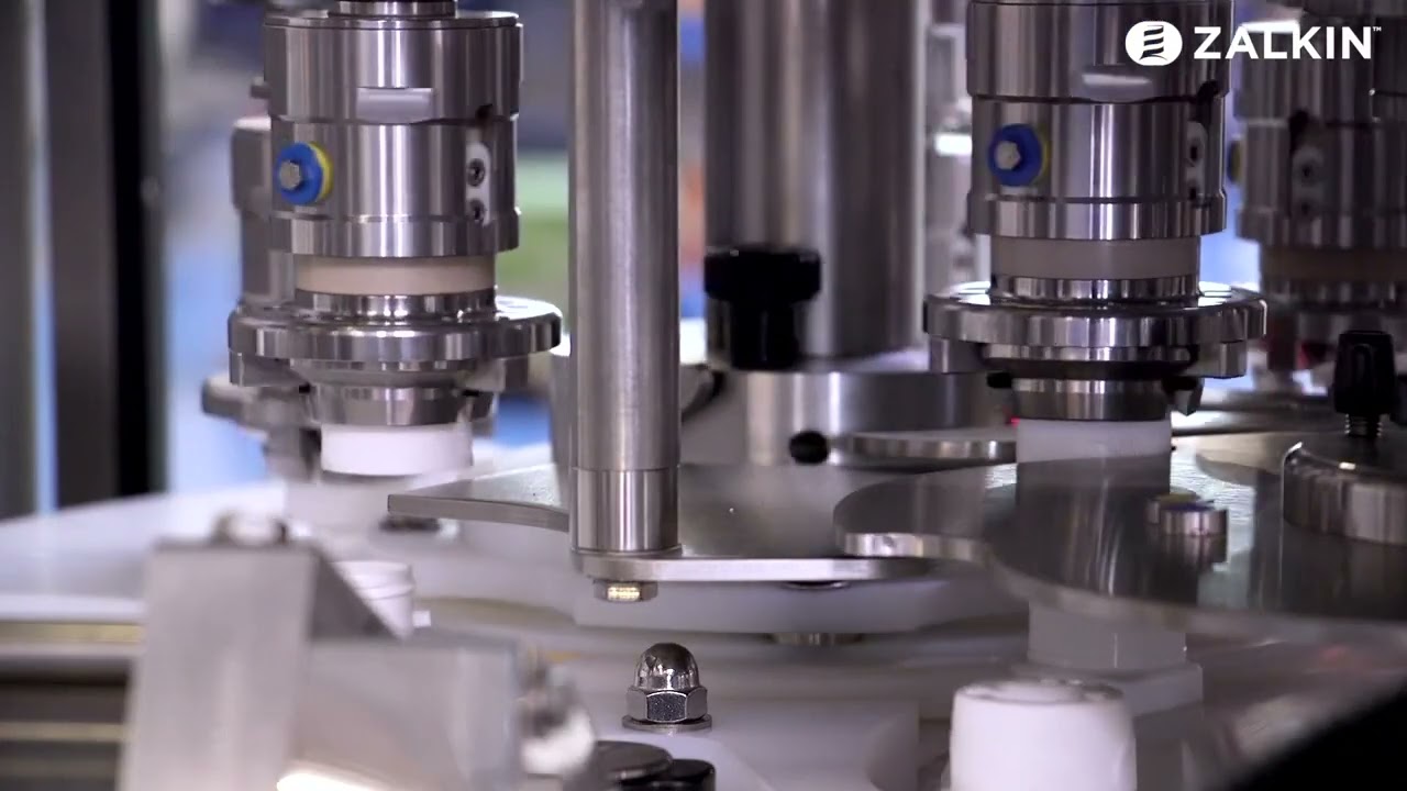 5 head screw-on pharmaceutical capper at 7,200 bph