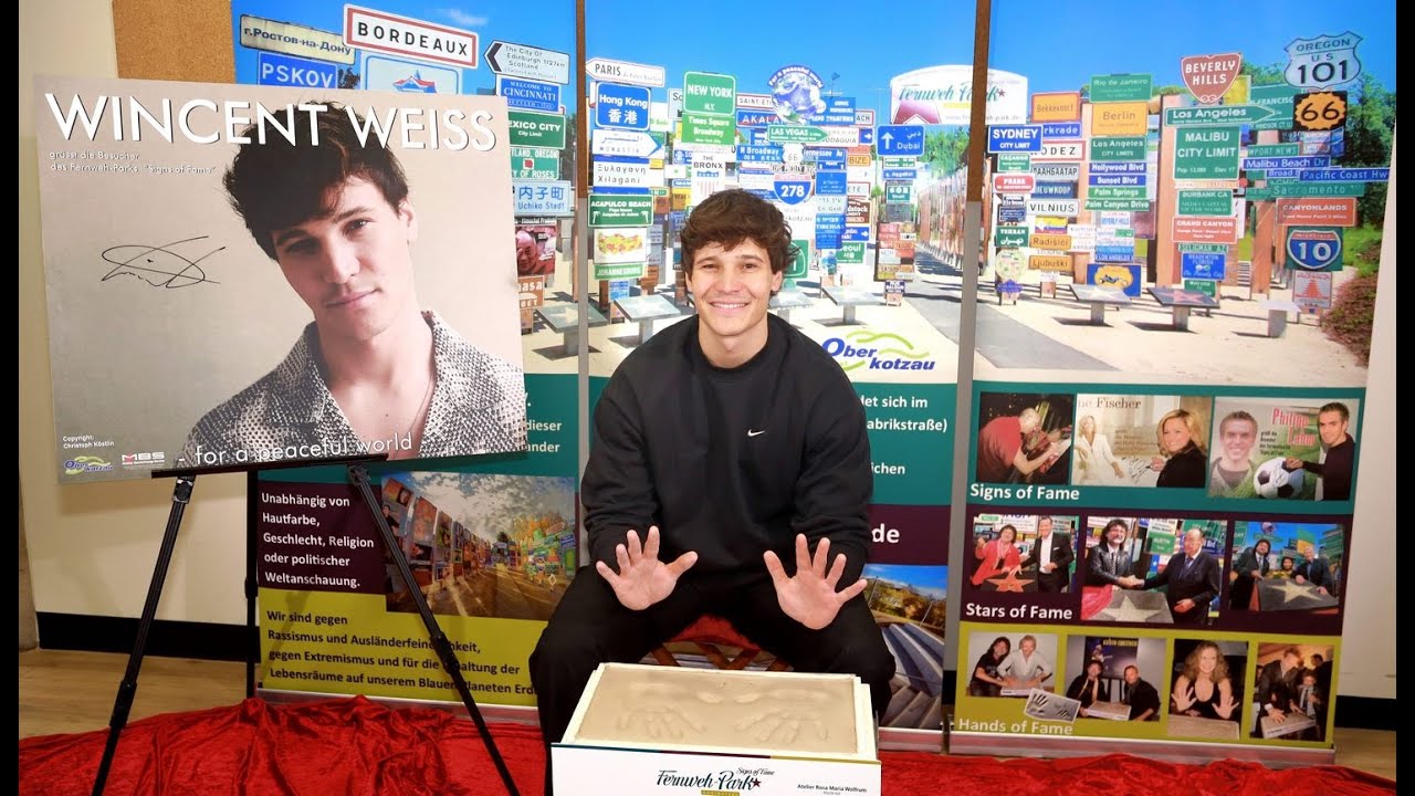 STARS Wincent Weiss im Signs of Fame des Fernweh Parks HD www fernweh park de