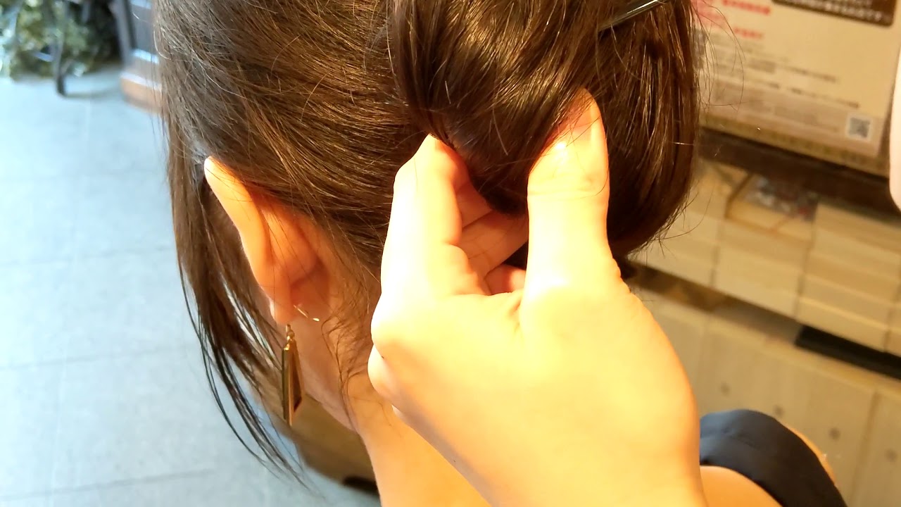 髮髻教學 1