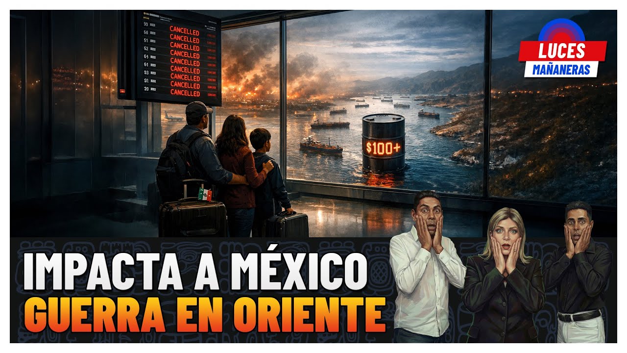 Impacta a México guerra en Oriente | Aceptan edición genética de maíz | Luces Mañaneras Noticias