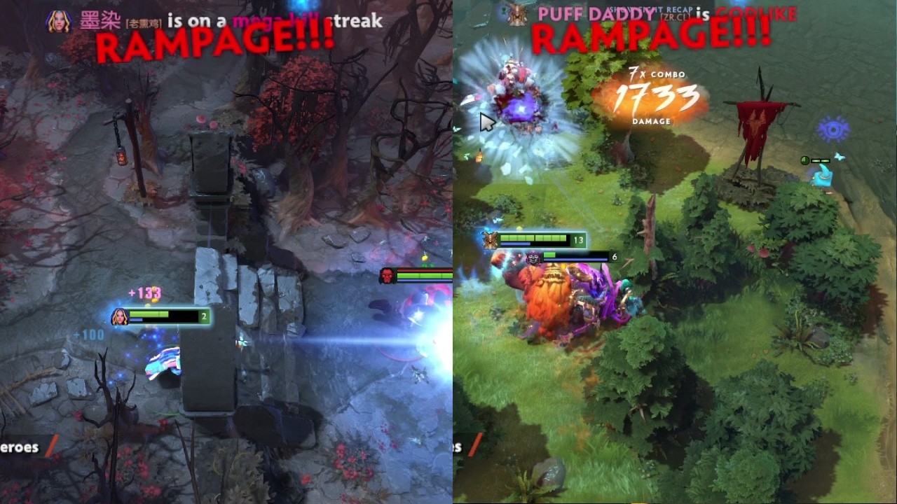 EPIC Dota 2 Rampage Compilation #4