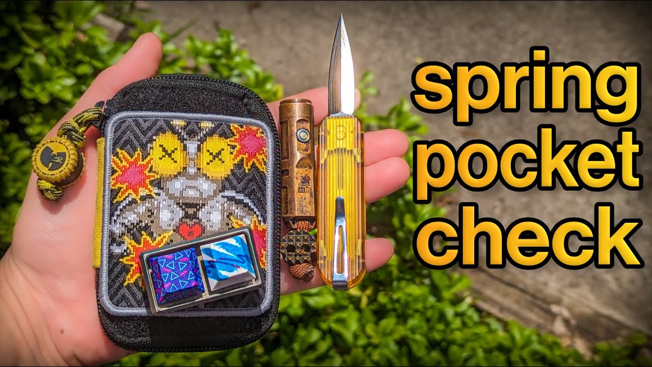 spring pocket check 🧡 ultem 007 otf, rovyvon, pixel co, & more! #edc #gear