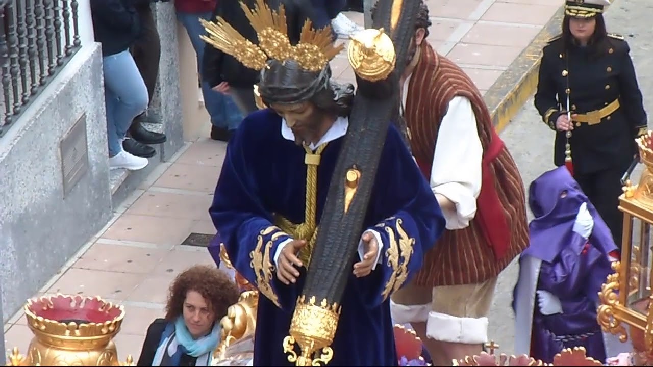 SEMANA SANTA OLVERA 2018-NUESTRO PADRE JESUS NAZARENO A SU PASO POR EL CALVARIO