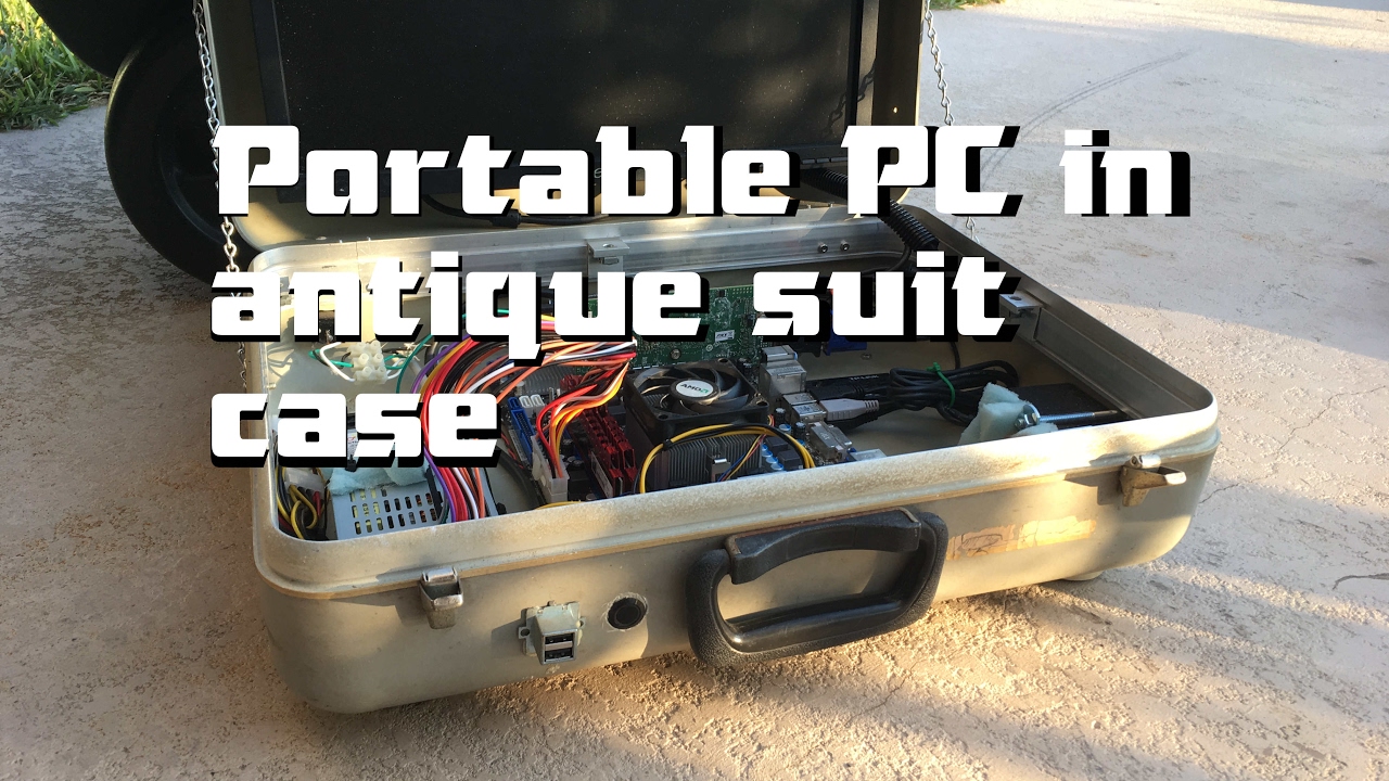 Emulation Machine 2.0 a PC built in a suitcase