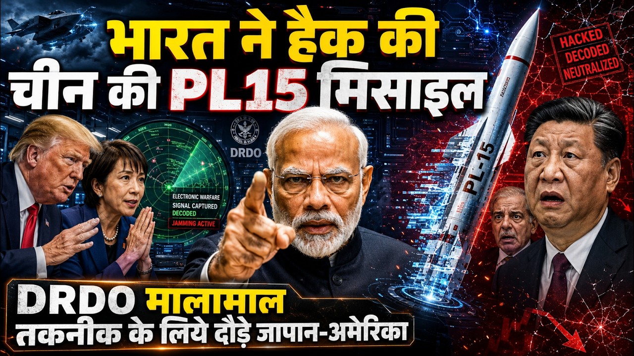 भारत ने हवा में ही हैक कर दी चीन की अजेय मिसाइल PL15, DRDO की तकनीक के लिये दौड़े जापान-अमेरिका