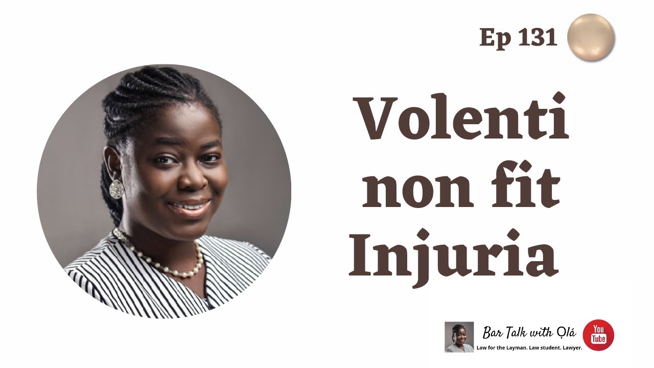 Volenti non fit injuria | Episode 131 | Bar Talk with Ola