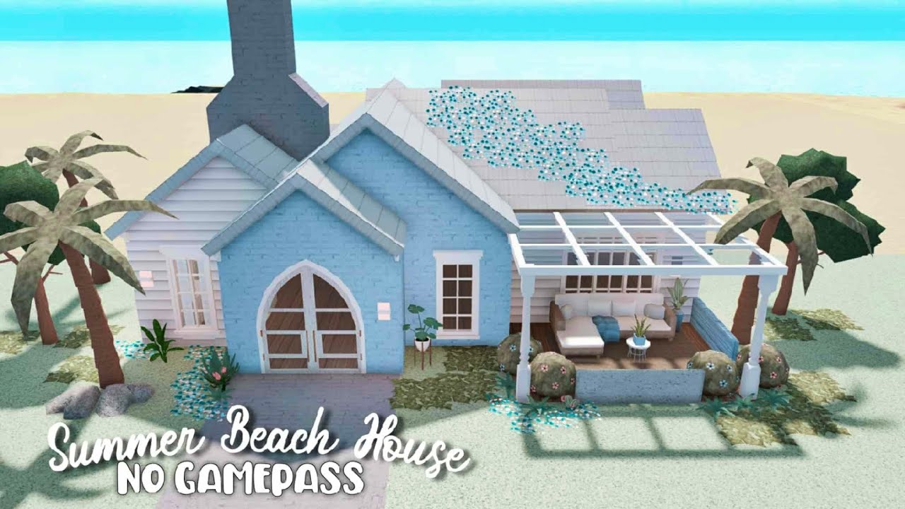 ROBLOX BLOXBURG:  Summer Beach House | NO GAMEPASS ♡