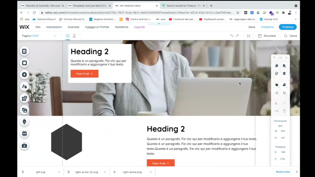 Realizza un sito in Wix in meno di 2 ore - TUTORIAL  - Web Design