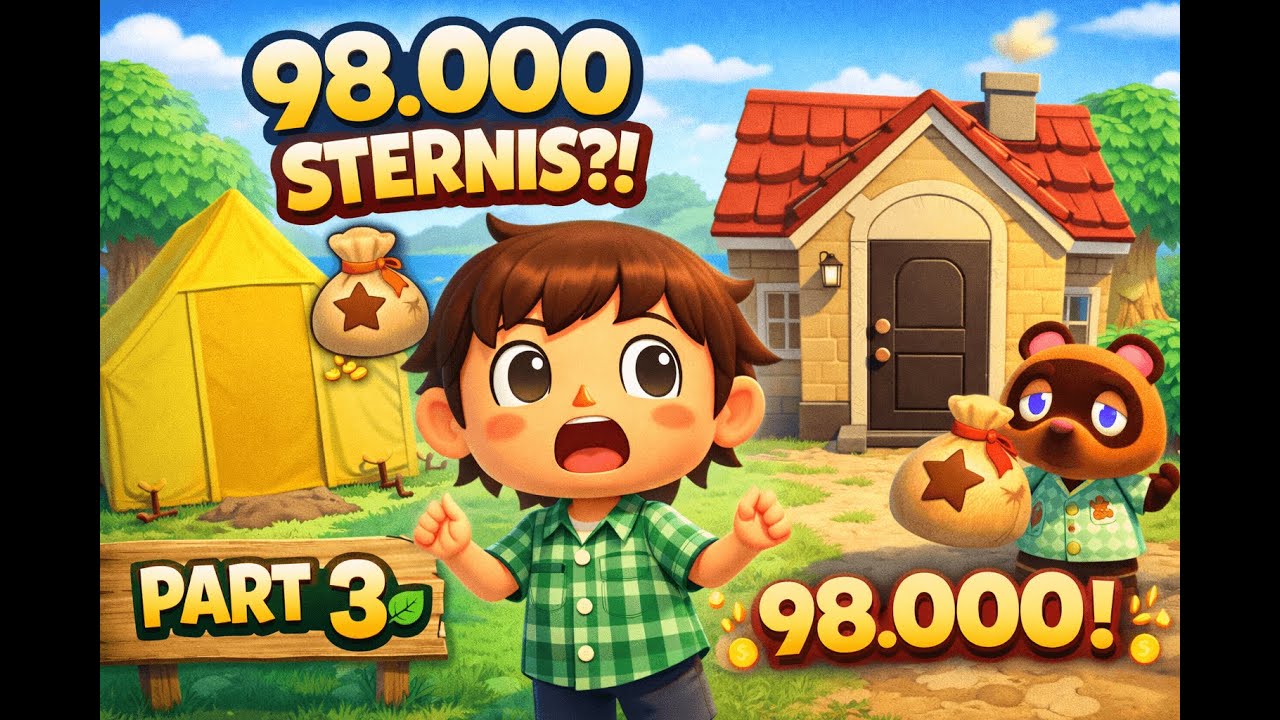 98.000 Sternis Schulden?! 💸 Animal Crossing New Horizons Switch 2 Edition | Part 3