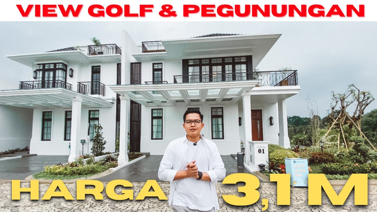 RUMAH AMERICAN CLASSIC ALA SULTAN DI CLUSTER ROSEWOOD SUMMARECON BOGOR