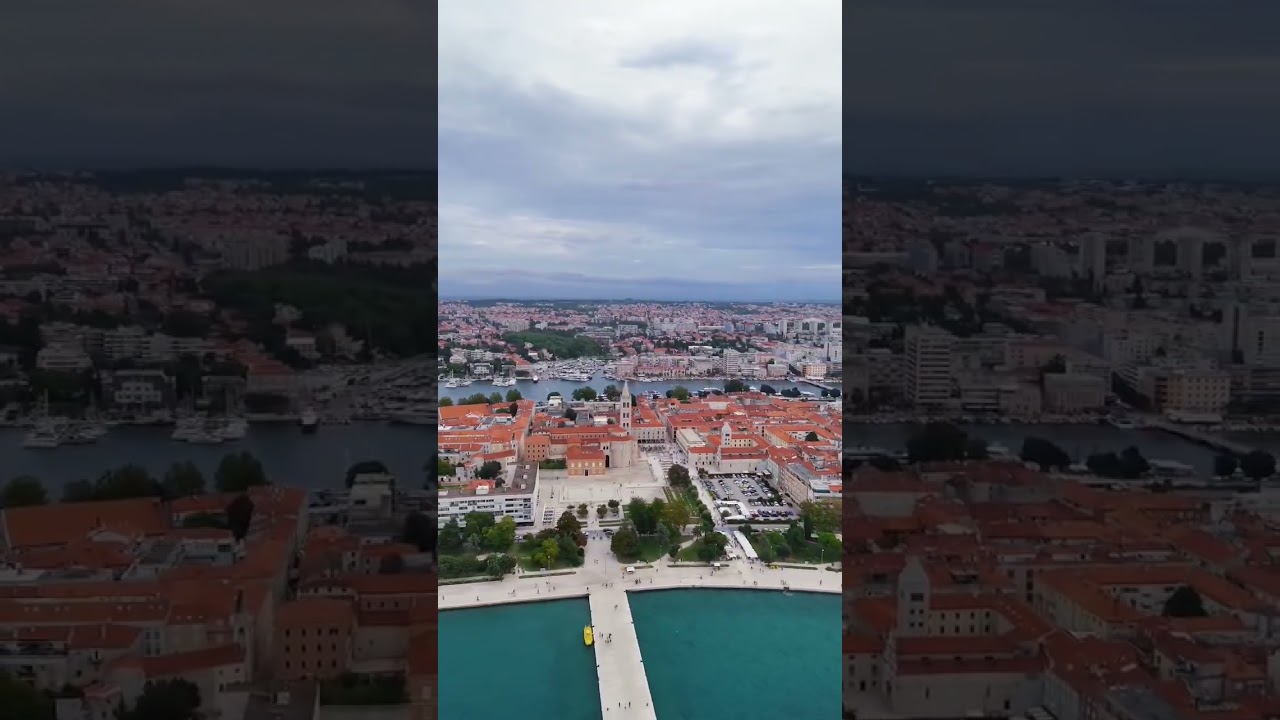 #Zadar, #Croatia... #Travel... #Fly...Historical buildings...Panoramic view... #enjoy