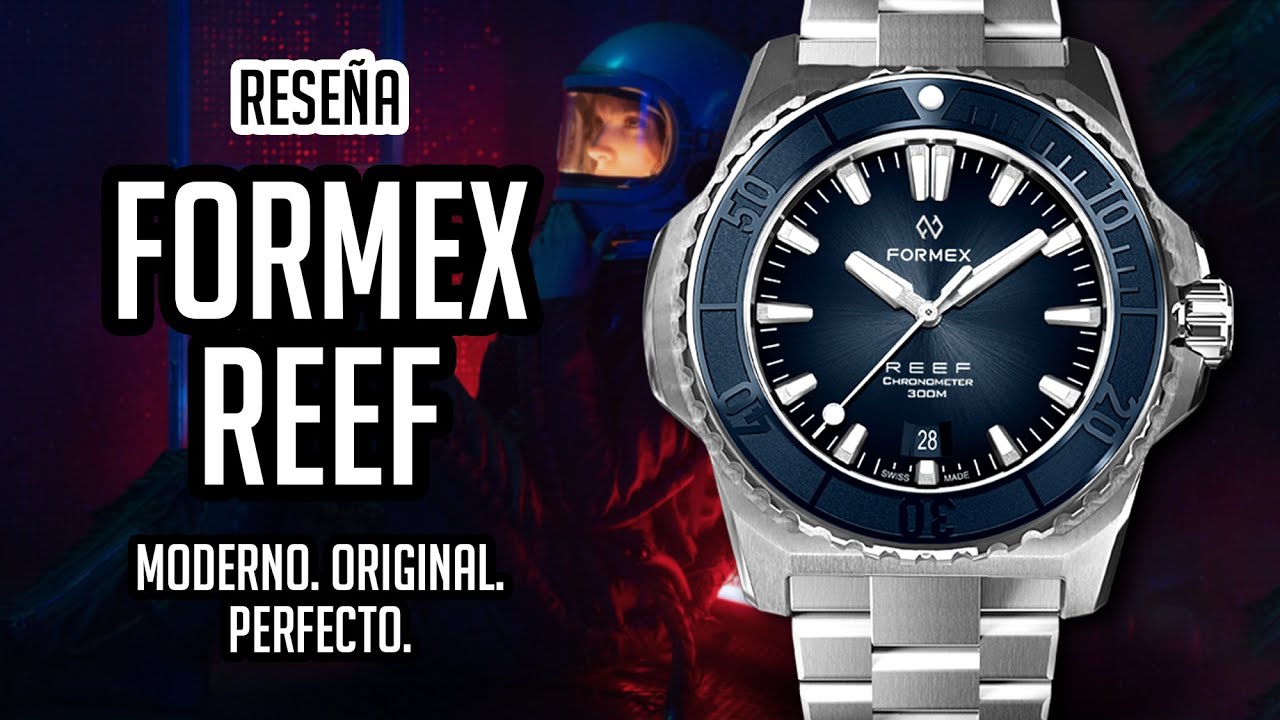 Reseña FORMEX REEF - Reloj de Buceo Original y Moderno - Resistente, Casual, Singular y Juvenil