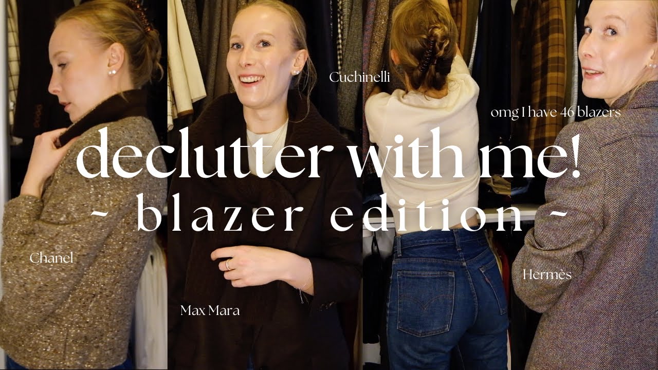 Declutter my blazer collection with me! + my secrets to curating a stunning blazer collection ✨
