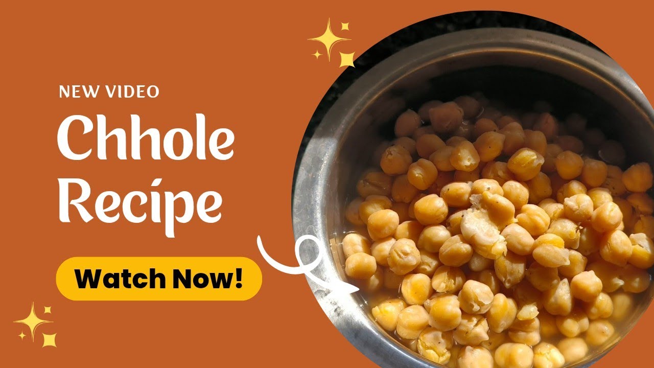  Easy Chhole Recipe / Chole sabji 