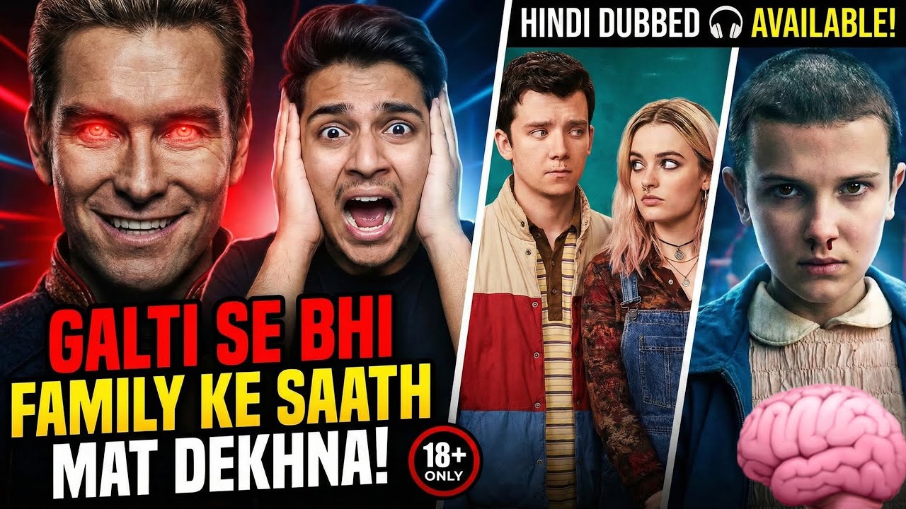 ⚠️ Galti Se Bhi FAMILY Ke Saath Mat Dekhna! Top 10 Web Series 🤯 (Hindi Dubbed)