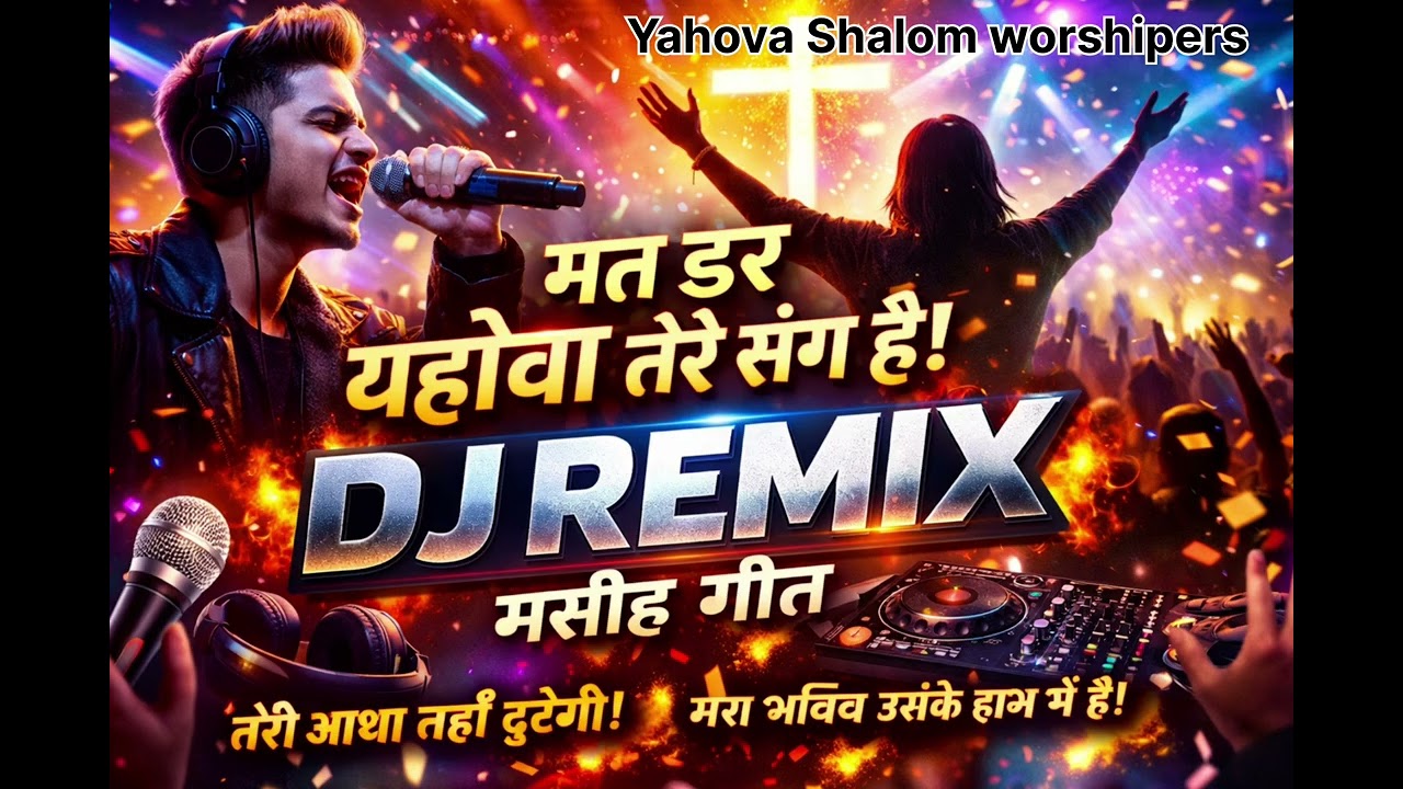 मत डर यहोवा तेरे संग है।। DJ remix मसीह हिंदी गीत।।। 