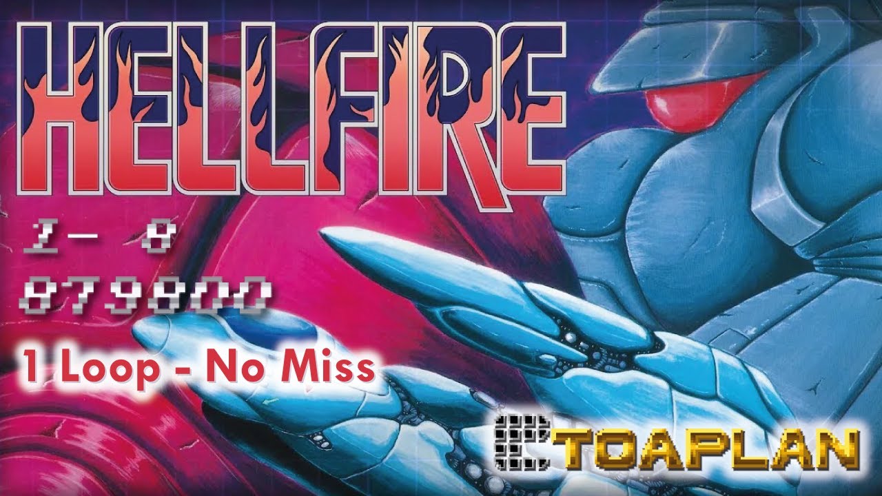 Hellfire (Arcade, 1P Set) | 1CC, 1 Loop No Miss - 879,800 pts