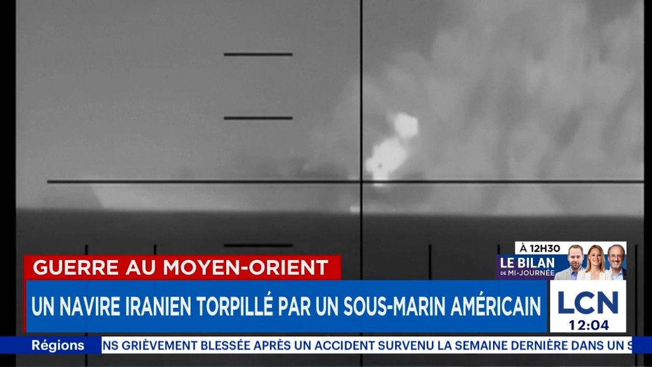 Un sous-marin américain coule un navire iranien
