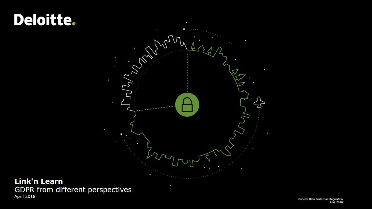 Link'n Learn - General Data Protection Regulation (GDPR) from different perspectives