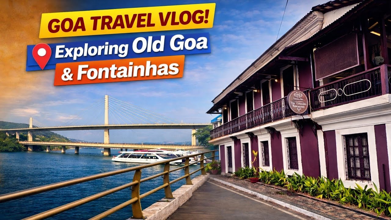 Exploring Old Goa Churches & Fontainhas | Panjim Goa Travel Vlog 