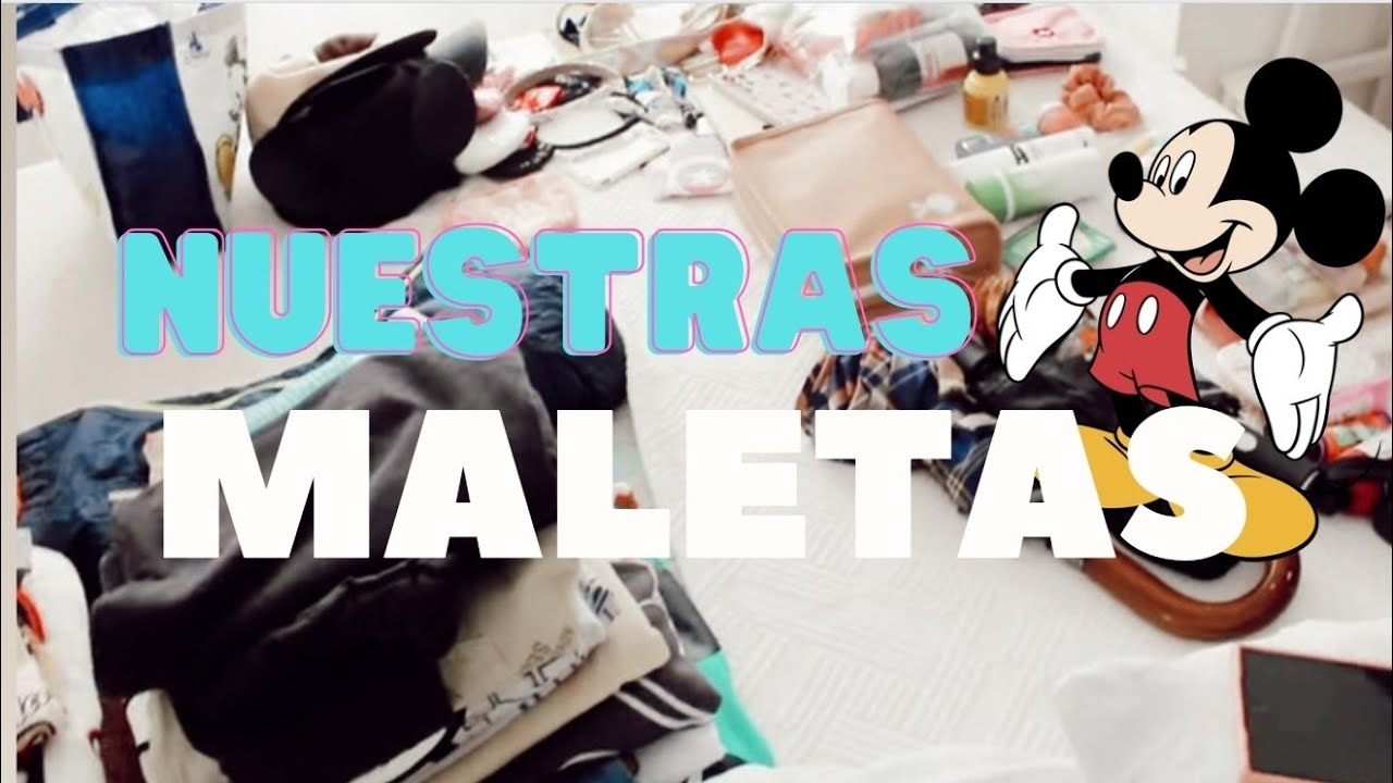 MALETAS PARA DISNEY✨️ Con dos niños y previsión de lluvia 🤦🏼‍♀️Tips para hacer la maleta PERFECTA 🫶🏼