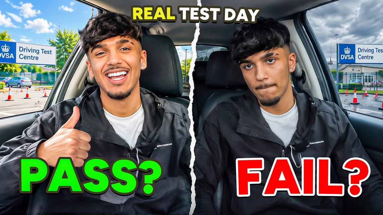 Jayden&rsquo;s REAL Driving Test Day! Did He PASS or FAIL?