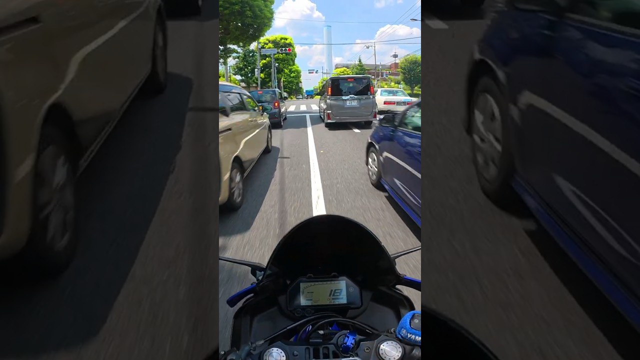 Riding Through Japan&rsquo;s Beautiful Roads&hellip; in Heavy Traffic 🏍️🇯🇵 #shorts