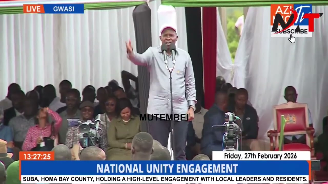 KINDIKI ROARS IN HOMABAY DESTROYING GACHAGUA BADLY!!