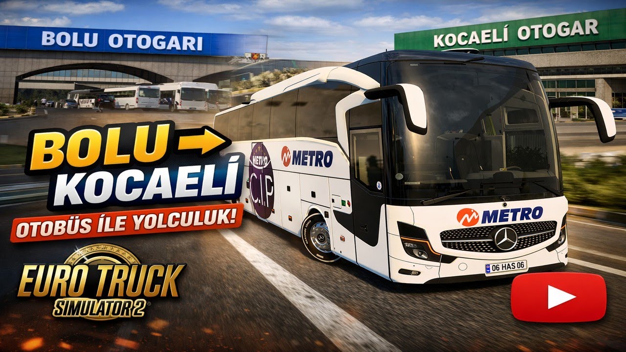Bolu’dan çıktım ama pişman oldum… | ETS 2 Otobüs Roleplay !!!