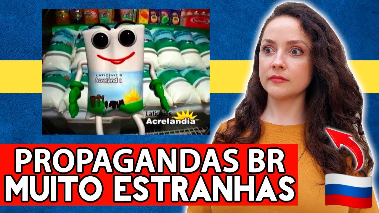 RUSSA REAGINDO: PROPAGANDAS BRASILEIRAS MAIS BIZARRAS DE TODOS OS TEMPOS
