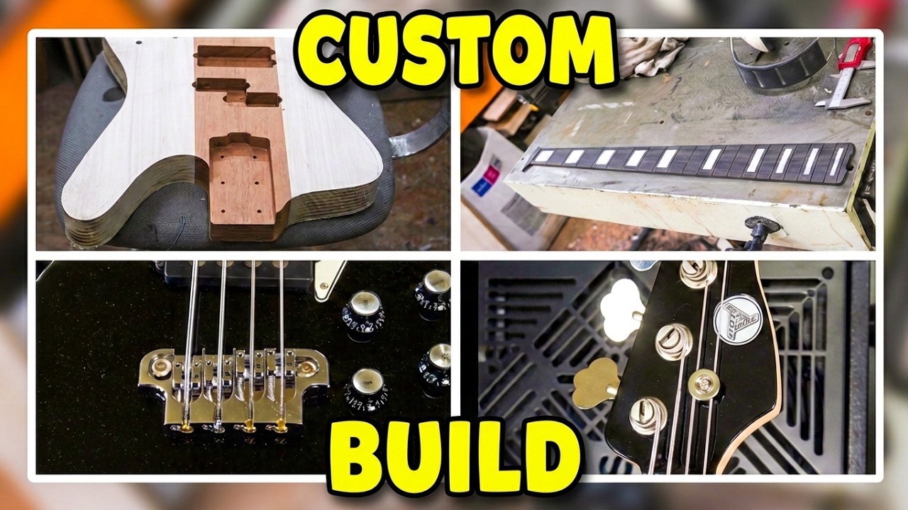 Making of the Hot Wire Funderbird Supertone | Custom Bass Build
