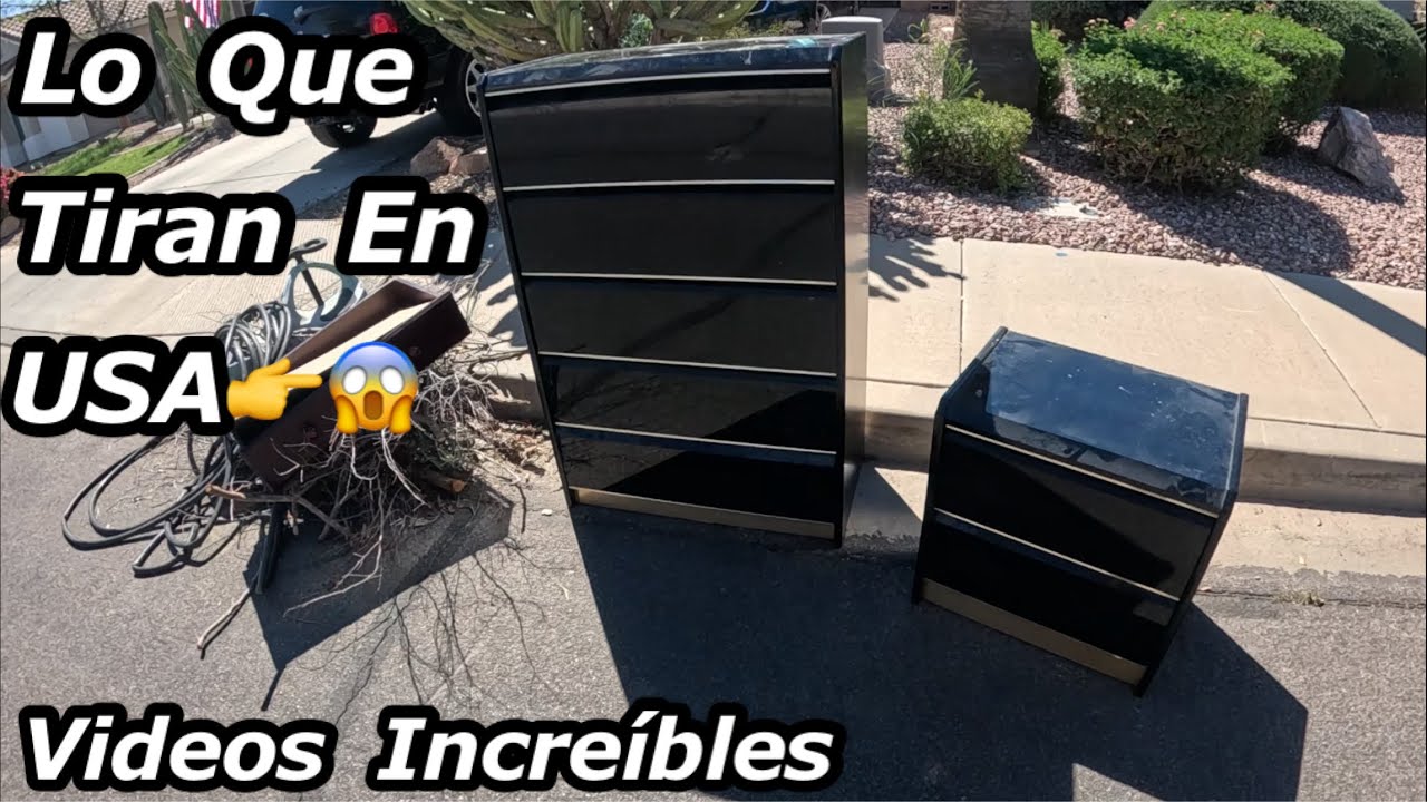 LO QUE TIRAN EN USA 🤑MUEBLES GRATIS😱 Cajoneras DE ROPA 