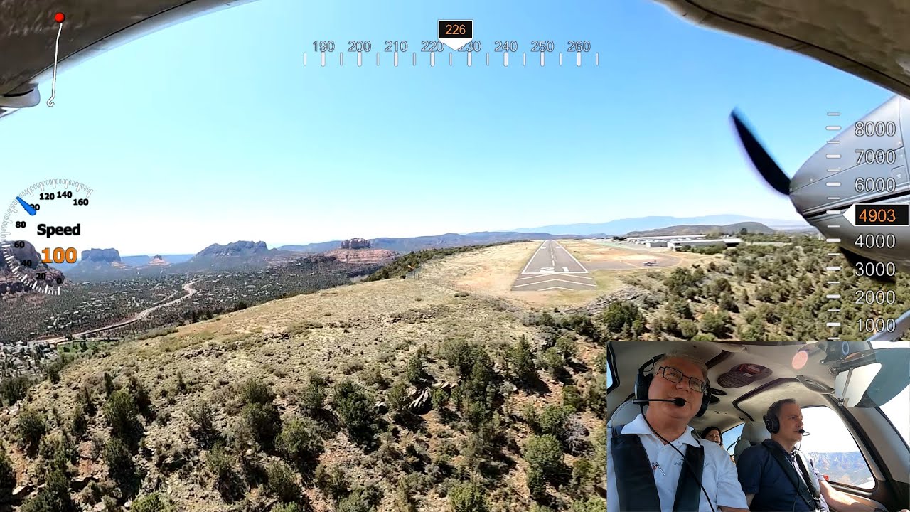 Landing in Sedona in a Cirrus SR22T G6 - Sim to Pilot Episode 15