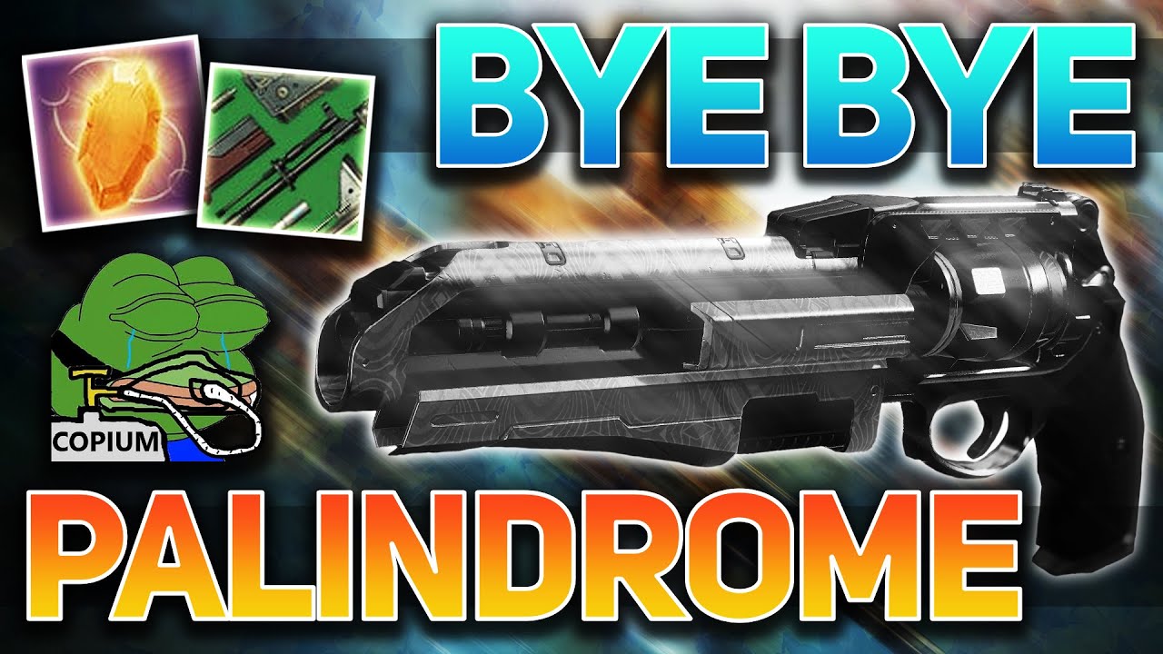 Deleting my God Rolled Adept Palindrome (PROOF) | Destiny 2 Season of the Lost