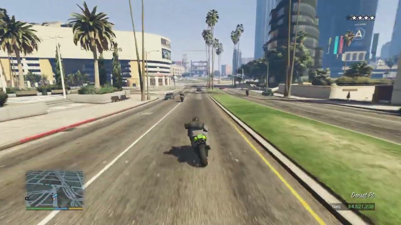 Norm Richards falls off his bike - GTA V