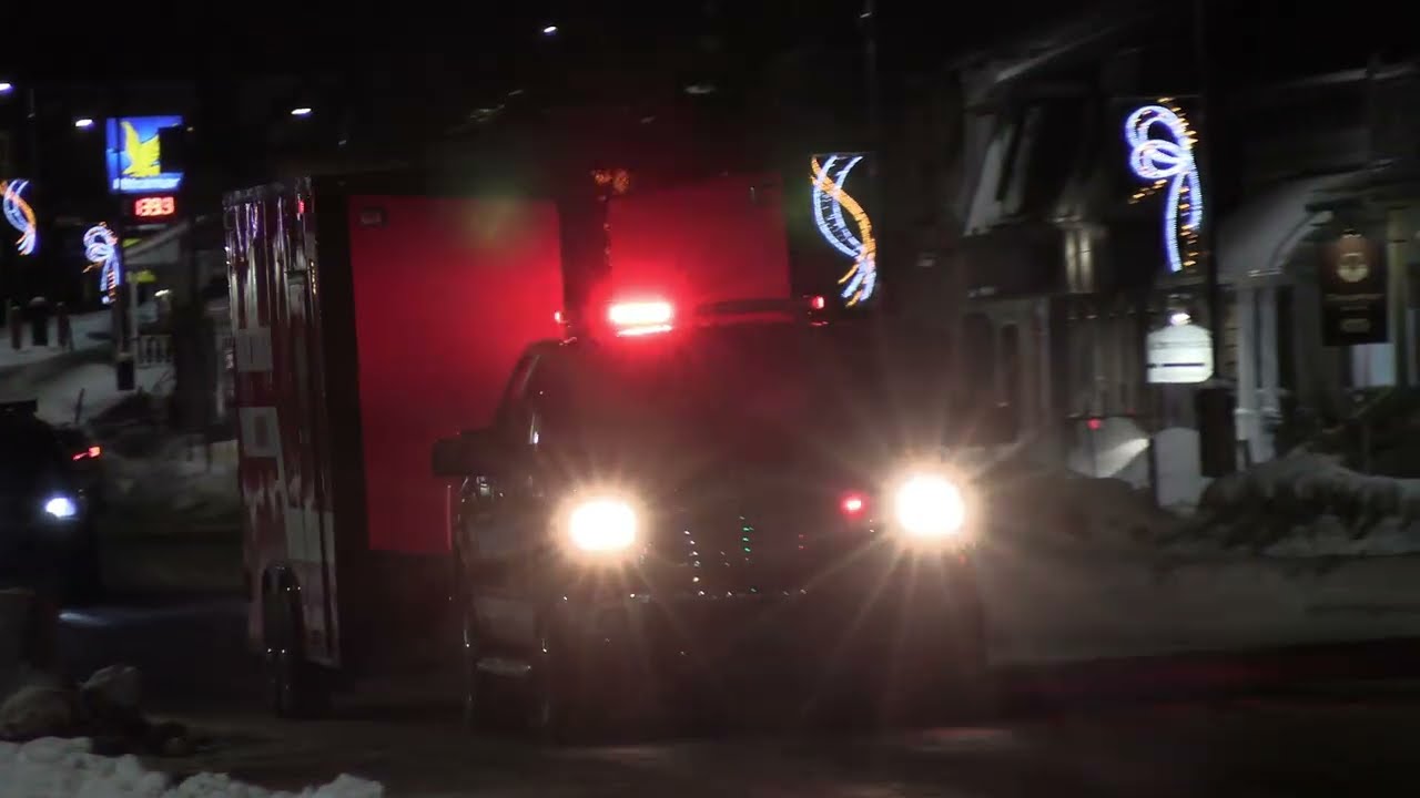 Service d'Incendie Sainte-Anne-des-Plaines,  8091 et 1991 en direction d'un appel, 07-02-26
