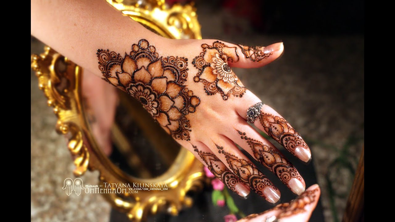 Flower Mandala Mehndi design/ Мехенди "Цветочная Мандала"