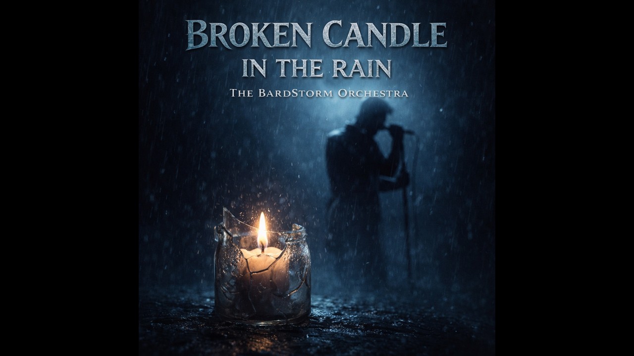 Broken Candle in the Rain