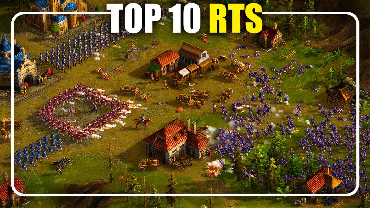 Top 10 MEJORES Juegos en Tiempo Real RTS de ESTRATEGIA