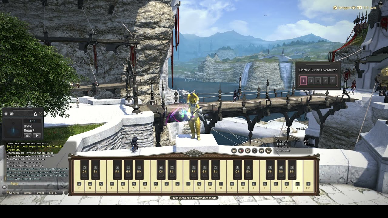 FFXIV Bard Performance - Nothing Else Matters (Metallica)