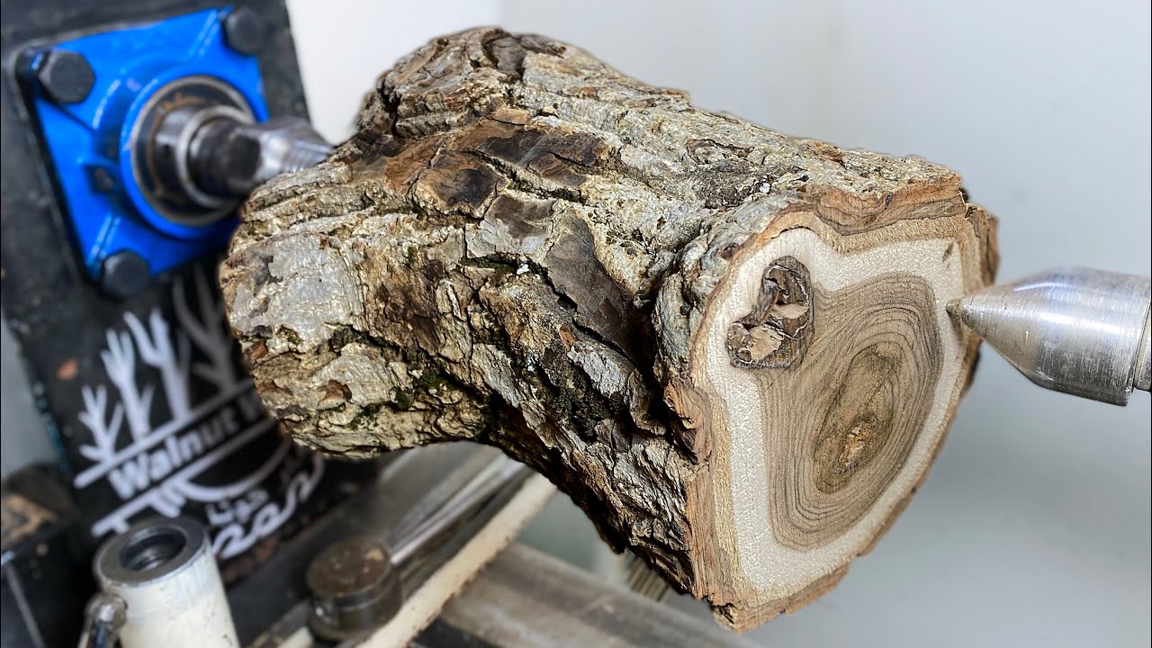 Rustic Woodturning - Guess What I Made From an Amazing Walnut Log🪵