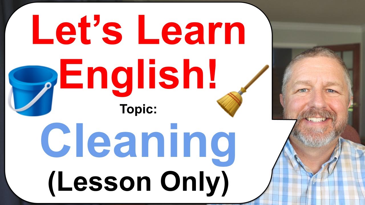 Free English Class! Topic: Cleaning! 🧹🧺🗑️ (Lesson Only)