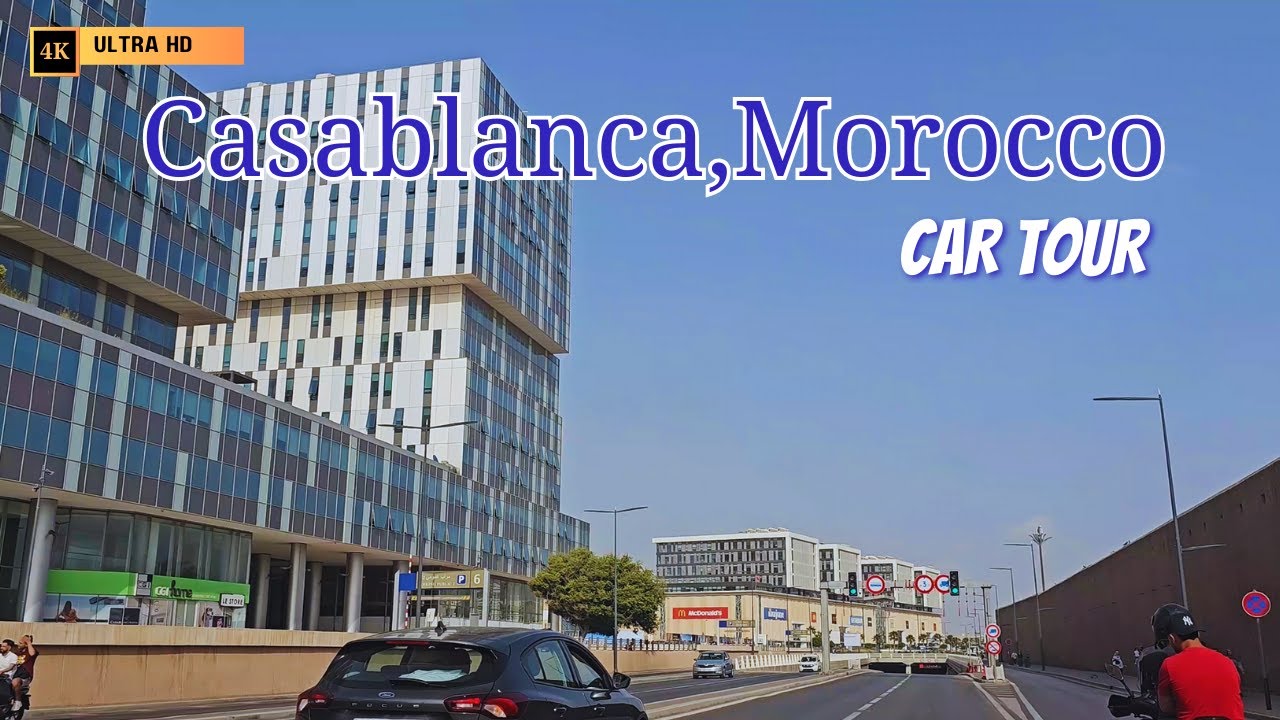 Driving in Casablanca, MOROCCO - 4K (Part 2 / 2025)