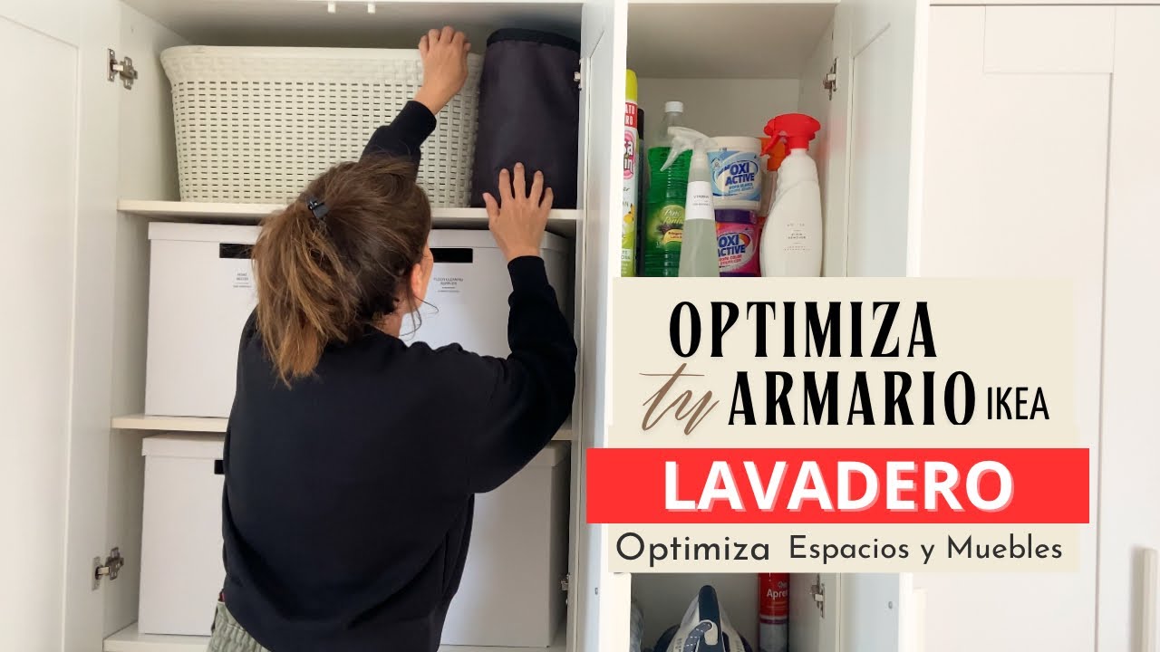 Gana Almacenaje Lavadero_ Transformación mueble Básico de Ikea. Trucos para Espacios y Armarios