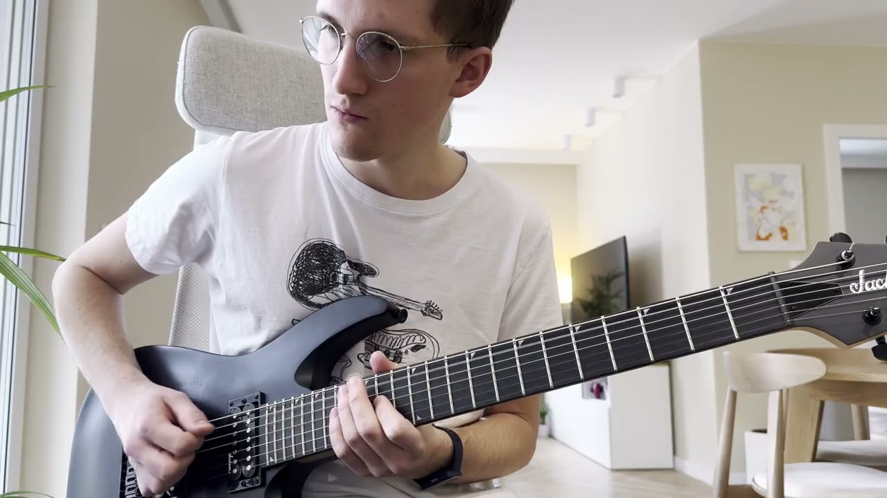 Tesseract - Juno (guitar cover - with Jackson JS22-7/Line 6 Helix)