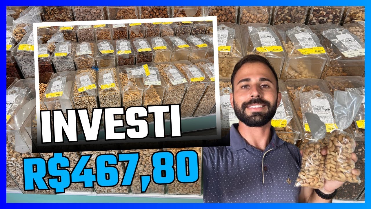 Investindo em Produtos naturais para vender no farol! Vale a pena vender castanha de caju na rua?🤔🤔