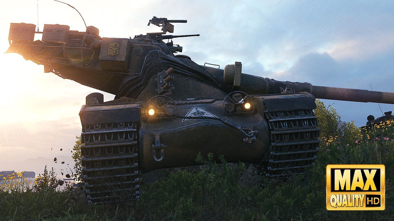 AMX 50 B побеждает в игре посреди фьордов - World of Tanks