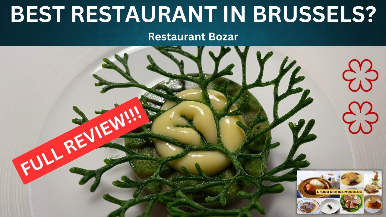IS THIS⭐️⭐️MICHELIN STAR RESTAURANT BEST IN BRUSSELS!?! - Let's find out, Restaurant Bozar